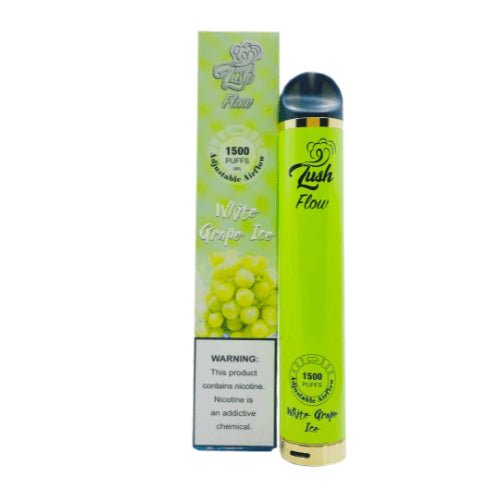Lush 1500 Flow White Grape Ice Disposable Vape Pen - eJuice.Deals
