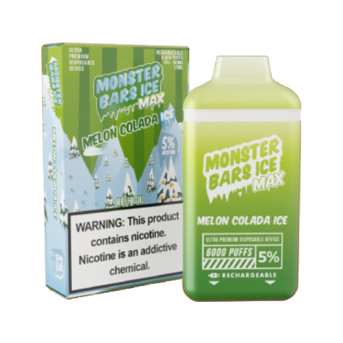 Monster Bars MAX 6000 Melon Colada Ice | Kure Vapes