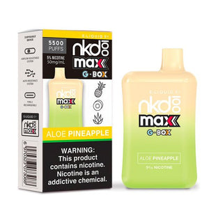 Naked 100 Max G-Box Aloe Pineapple Disposable Vape Pen - eJuice.Deals
