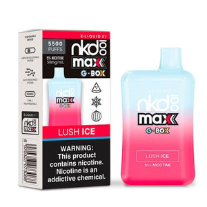 Naked 100 Max G-Box Lush Ice Disposable Vape Pen - eJuice.Deals