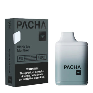 Pachamama Disposable 4500 Black Menthol Ice | Kure Vapes
