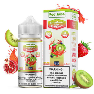 Pod Juice Synthetic Strawberry Kiwi Pomberry 100ml | Kure Vapes