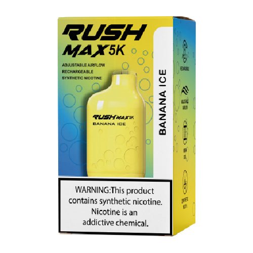Rush Max 5K - Disposable Vape Device - Banana Ice