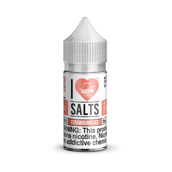 I Love Salts, Strawberry Ice, 30ml - Kure Vapes