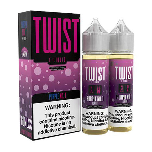 Twist Liquids - Purple No 1 - 2x60ml Bottles Box | Kure Vapes