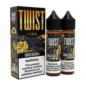 Twist Liquids - Tobacco Gold No 1 - 2x60ml Bottles Box | Kure Vapes