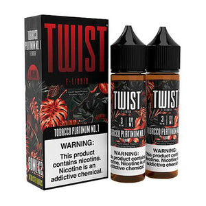 Twist Liquids - Tobacco Platinum No 1 - 2x60ml Bottles Box | Kure Vapes