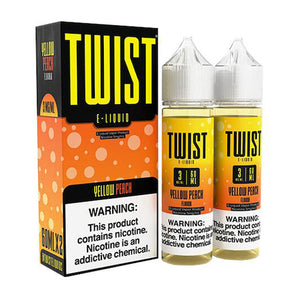 Twist Liquids - Yellow Peach - 2x60ml Bottles Box | Kure Vapes