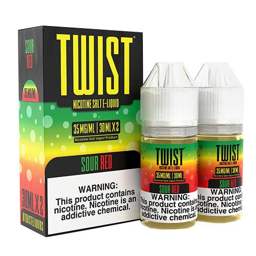 Twist SALTS Sour Red Twin Pack eJuice | Cheap eJuice