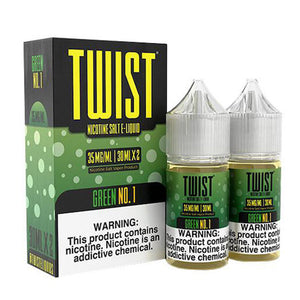 Twist Salts - Green No 1 - 2x30ml Bottles Box | Kure Vapes