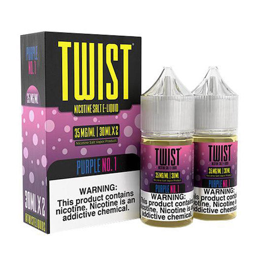 Twist Salts - Purple No 1 - 2x30ml Bottles Box | Kure Vapes