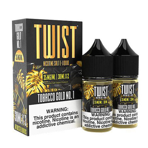 Twist Salts - Tobacco Gold No 1 - 2x30ml Bottles Box | Kure Vapes