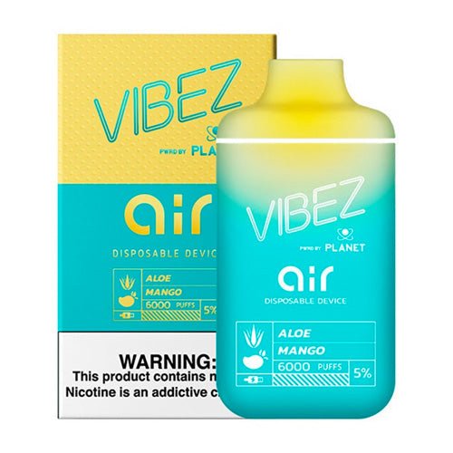 Vibez Air 6K Aloe Mango Disposable Vape Pen - eJuice.Deals