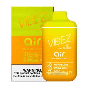Vibez Air 6K Honeydew Boba Tea Disposable Vape Pen - eJuice.Deals