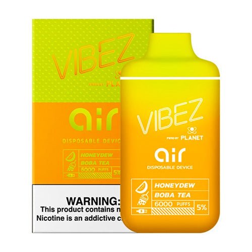 Vibez Air 6K Honeydew Boba Tea Disposable Vape Pen - eJuice.Deals