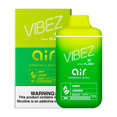 Vibez Air 6K Mint Green Disposable Vape Pen - eJuice.Deals