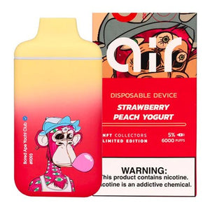 Vibez Air 6K NFT LE Strawberry Peach Yogurt Disposable Vape Pen - eJuice.Deals