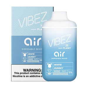 Vibez Air 6K White Gummy Disposable Vape Pen - eJuice.Deals