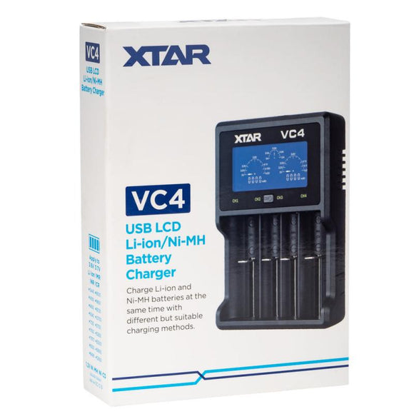 XTAR VC4 Battery Charger - Kure Vapes