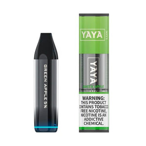 YAYA LUX 4000 NTN Green Apple Disposable Vape Pen - eJuice.Deals