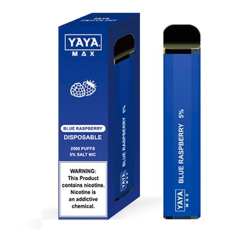 YAYA MAX 2500 NTN Blue Raspberry Disposable Vape Pen - eJuice.Deals