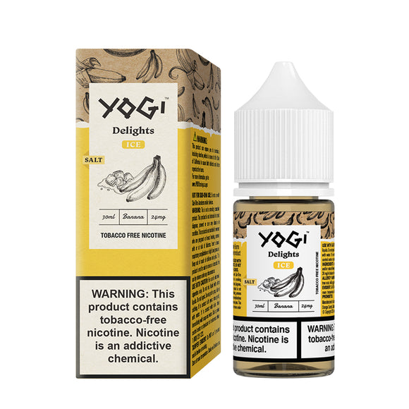 Yogi Delights Synthetic Salt - Banana Ice - 30mL - Kure Vapes